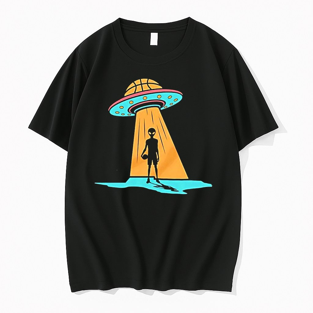 Original Victor Wembanyama San Antonio Spurs Alien Basketball Abduction Sci Fi Ufo Tshirts