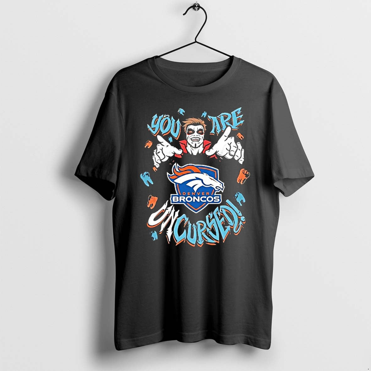 Original Wwe Drops Danhausen X Denver Broncos You Are Uncursed Tshirts Jpg