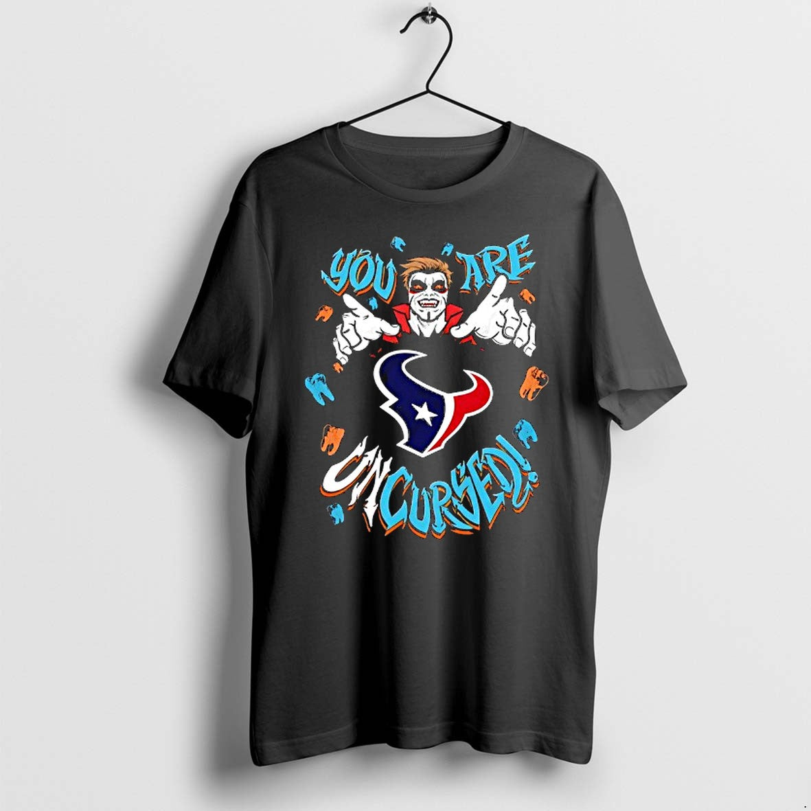 Original Wwe Drops Danhausen X Houston Texans You Are Uncursed Tshirts Jpg