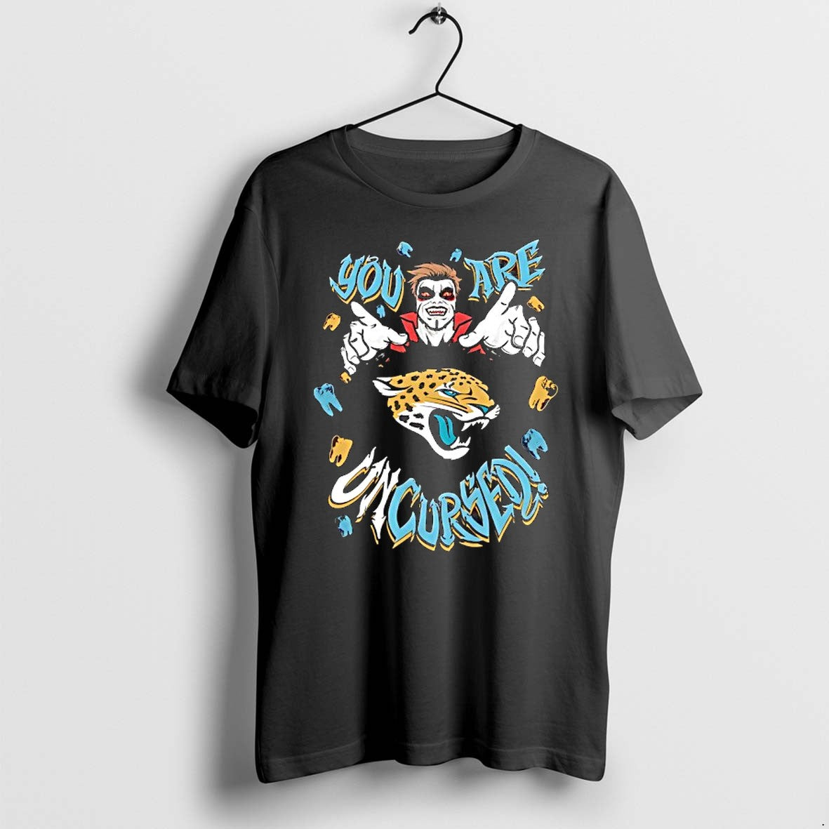 Original Wwe Drops Danhausen X Jacksonville Jaguars You Are Uncursed Tshirts