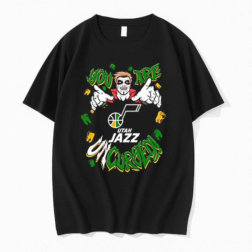 Original Wwe Drops Danhausen X Utah Jazz Vampire You Are Uncursed Tshirts Jpg
