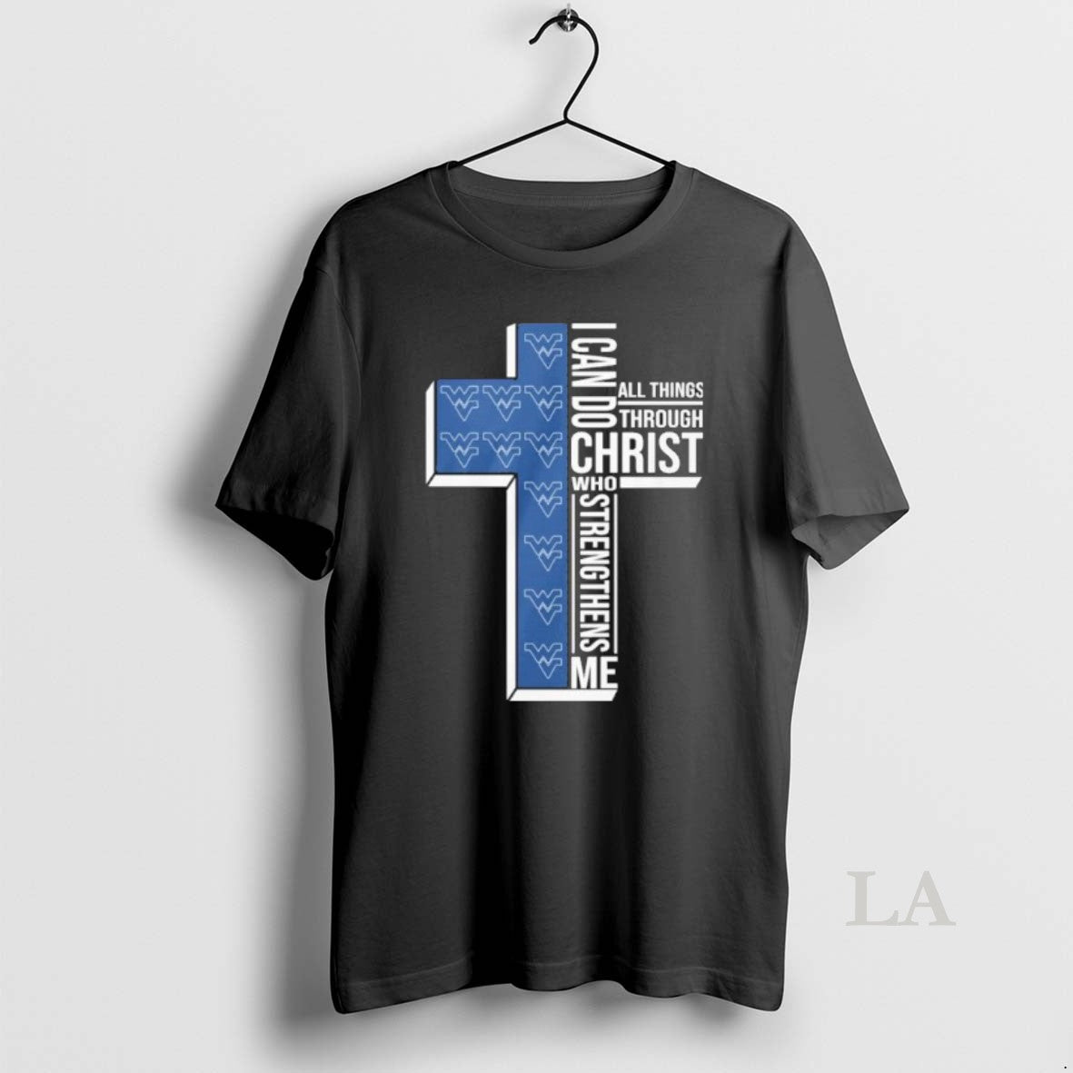 Original West Virginia Basketball Logo I Can Do All Things Through Christ Who Strengthens Me T-Shirts, Hoodie, Sweatshirt