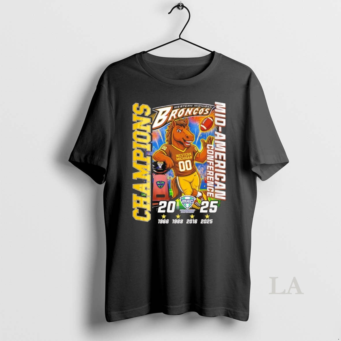 Original Western Michigan Broncos 2025 3 Time Mac Champions Chriast T-Shirts, Hoodie, Sweatshirt | PureTeeCo.com