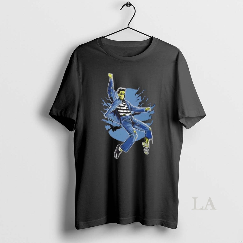 Original Zombie King Jumpsuit Undead Rock And Roll T-Shirts, Hoodie, Sweatshirt | PureTeeCo.com