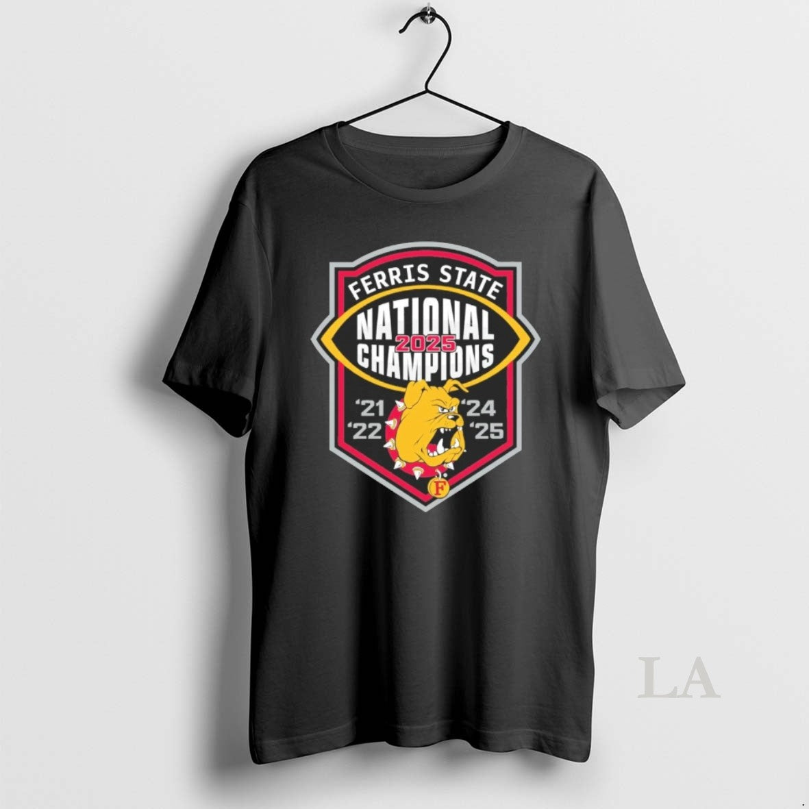 Original Ferris State Athletics National Champions 2021 2025 New Logo T-Shirts, Hoodie, Sweatshirt | PureTeeCo.com