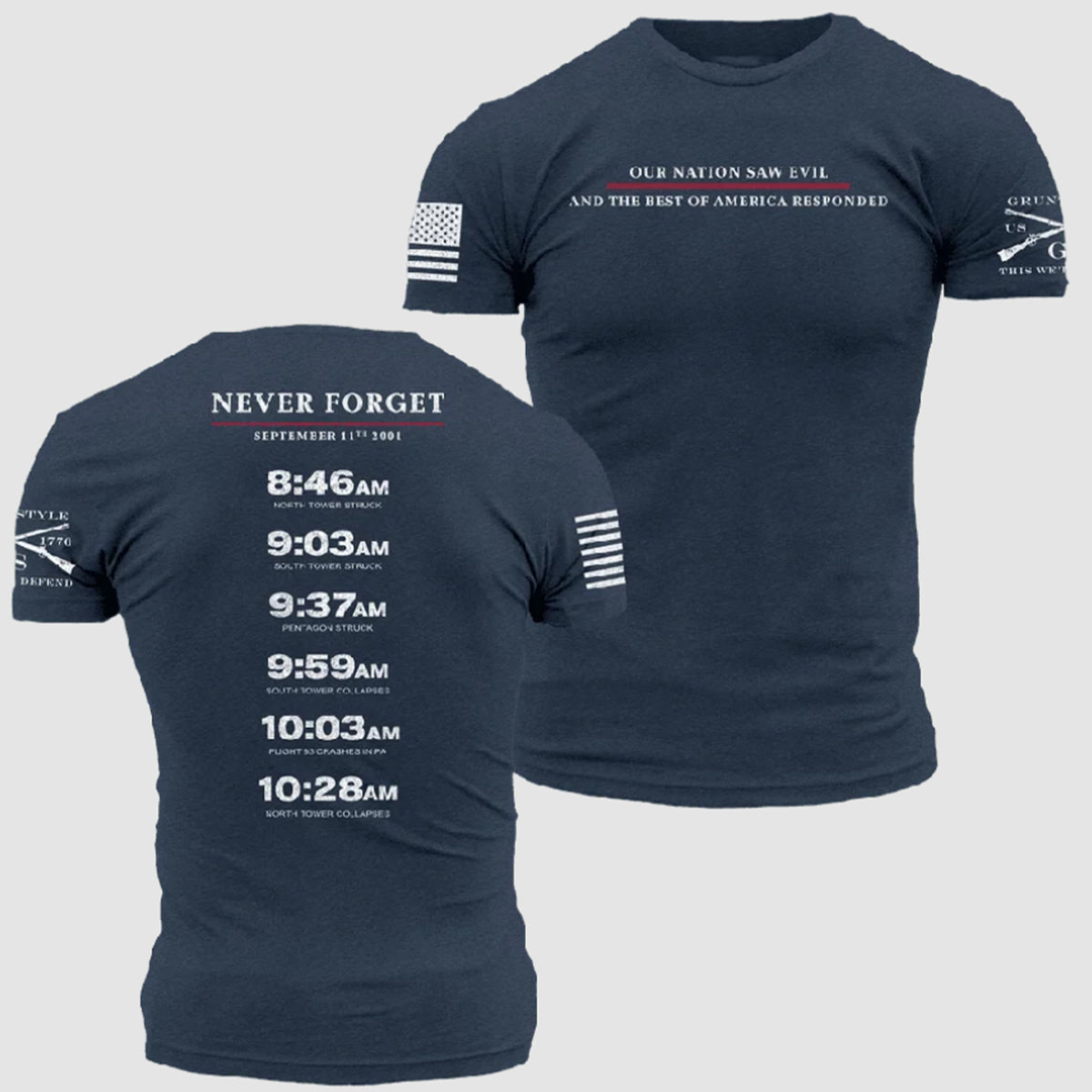 Our Nation Saw Evil And The Best Of America Responded Shirt