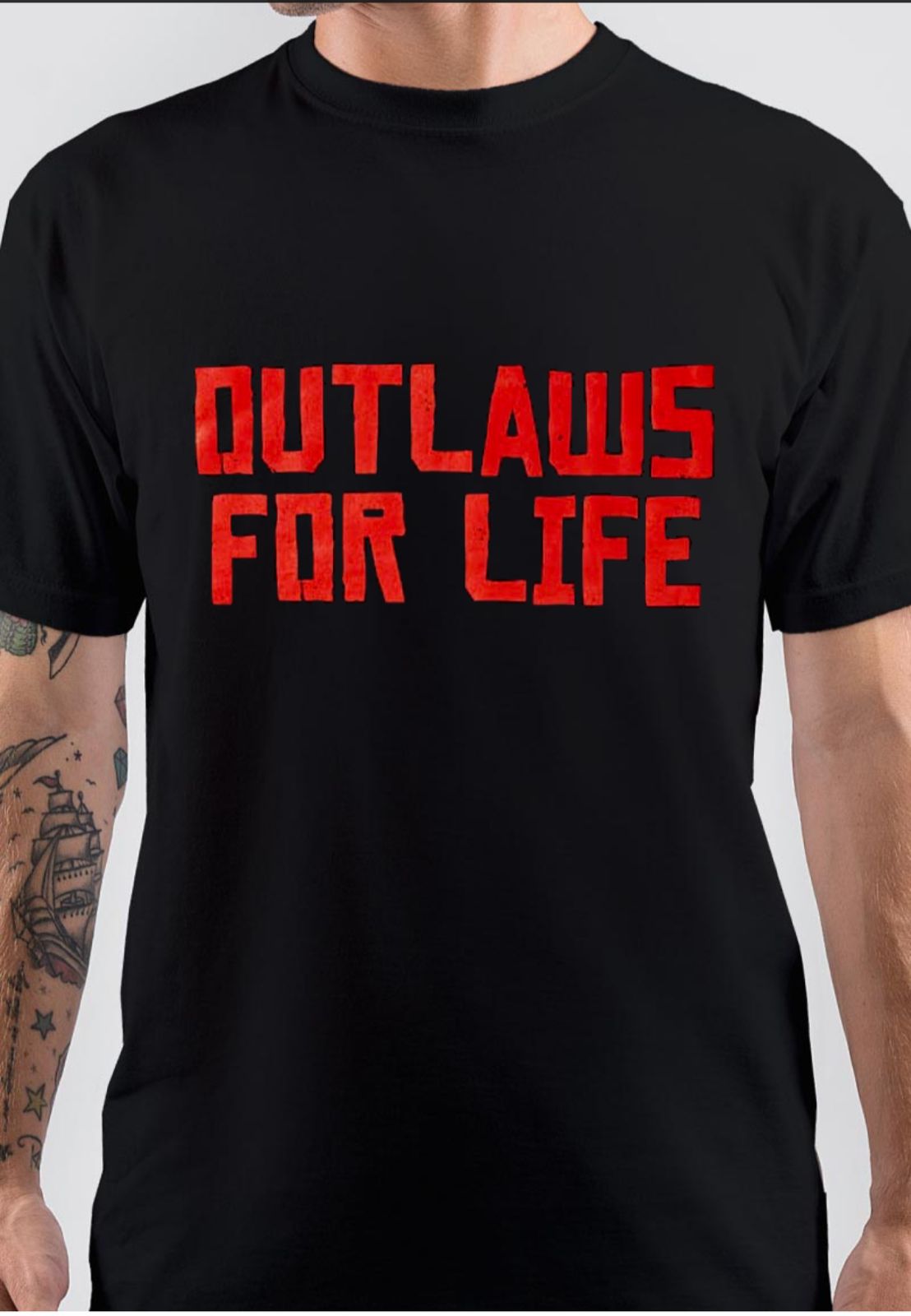 Outlaws For Life T-Shirt Hoodie, Sweatshirt | PureTeeCo.com