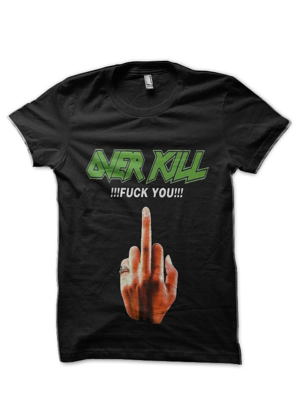 Overkill Black T-Shirt Style001 Hoodie, Sweatshirt | PureTeeCo.com