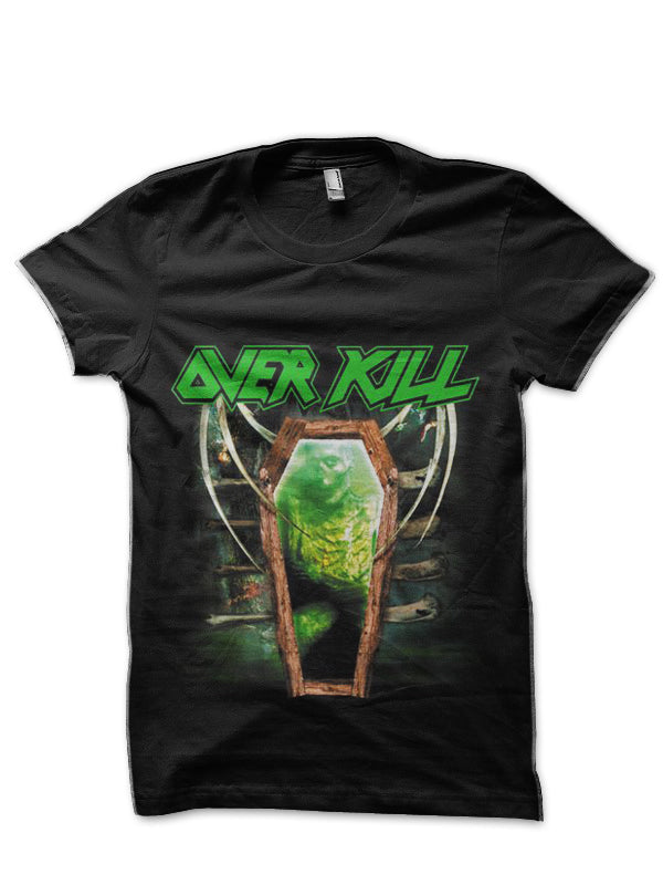 Overkill Black T-Shirt Hoodie, Sweatshirt | PureTeeCo.com