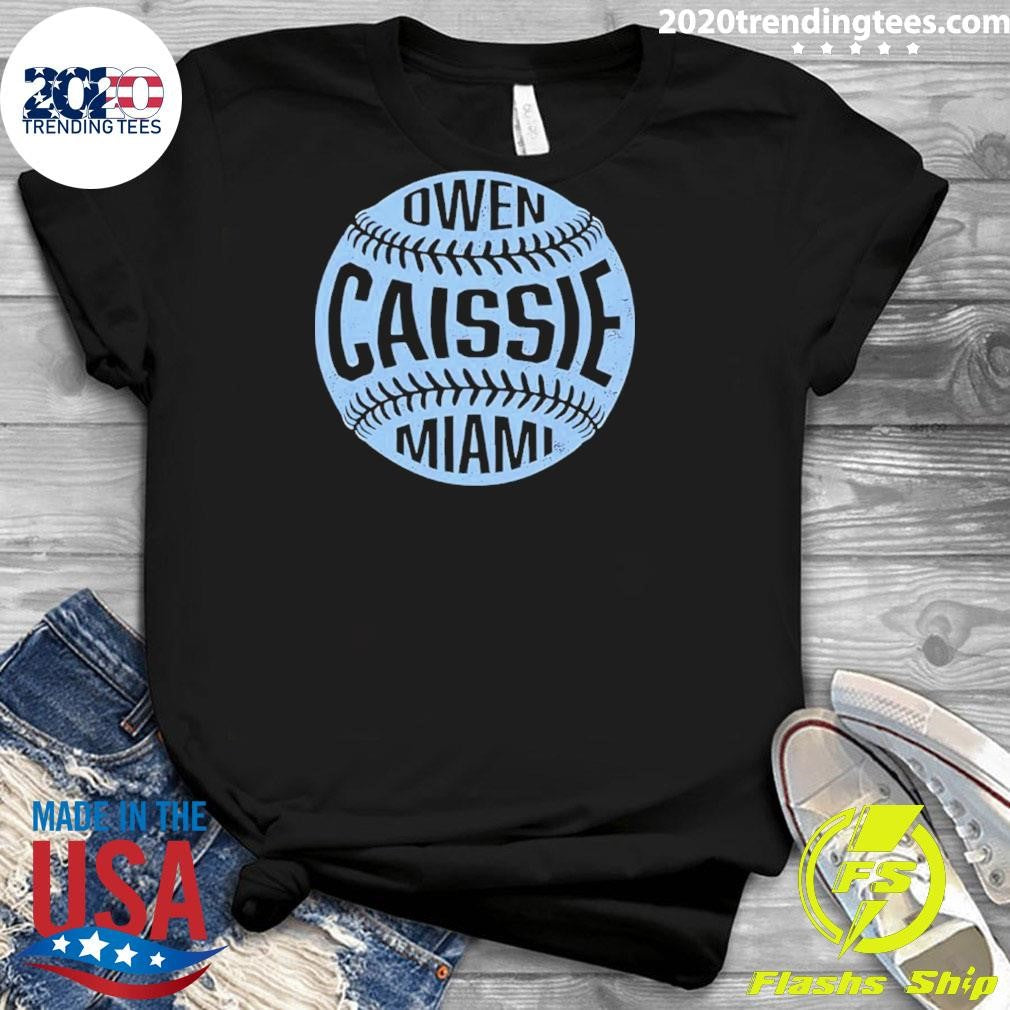Owen Caissie Miami Marlins Baseball Vintage Shirt