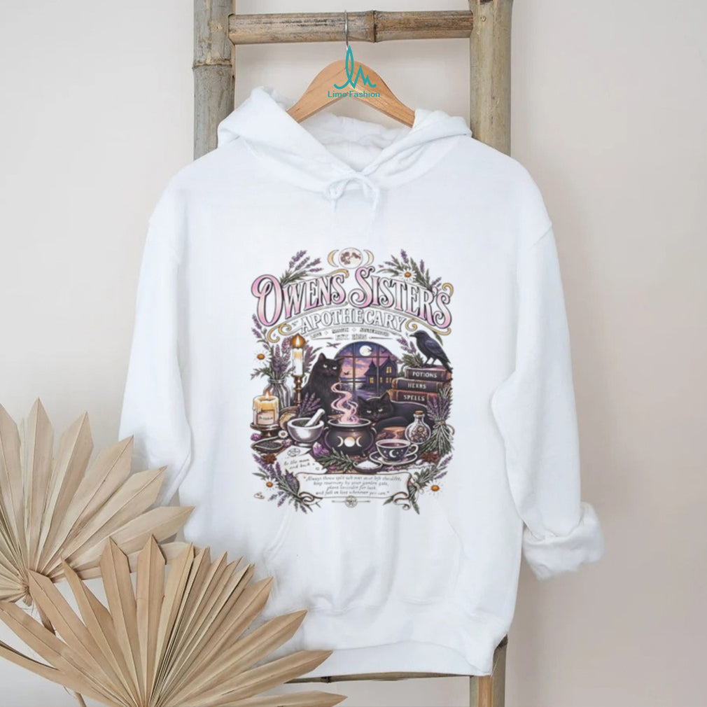 Owens sister’s apothecary est 1995 graphic shirt