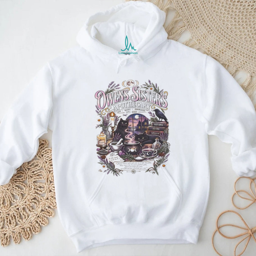 Owens sister’s apothecary est 1995 graphic shirt