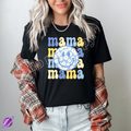 MAMA FLOWER SMILEY TEE Hoodie, Sweatshirt | PureTeeCo.com (Image 1)