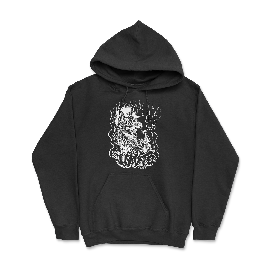 Rob From Nod - Partying Hyena Hoodie (Black) T-Shirts, Sweatshirt | PureTeeCo.com