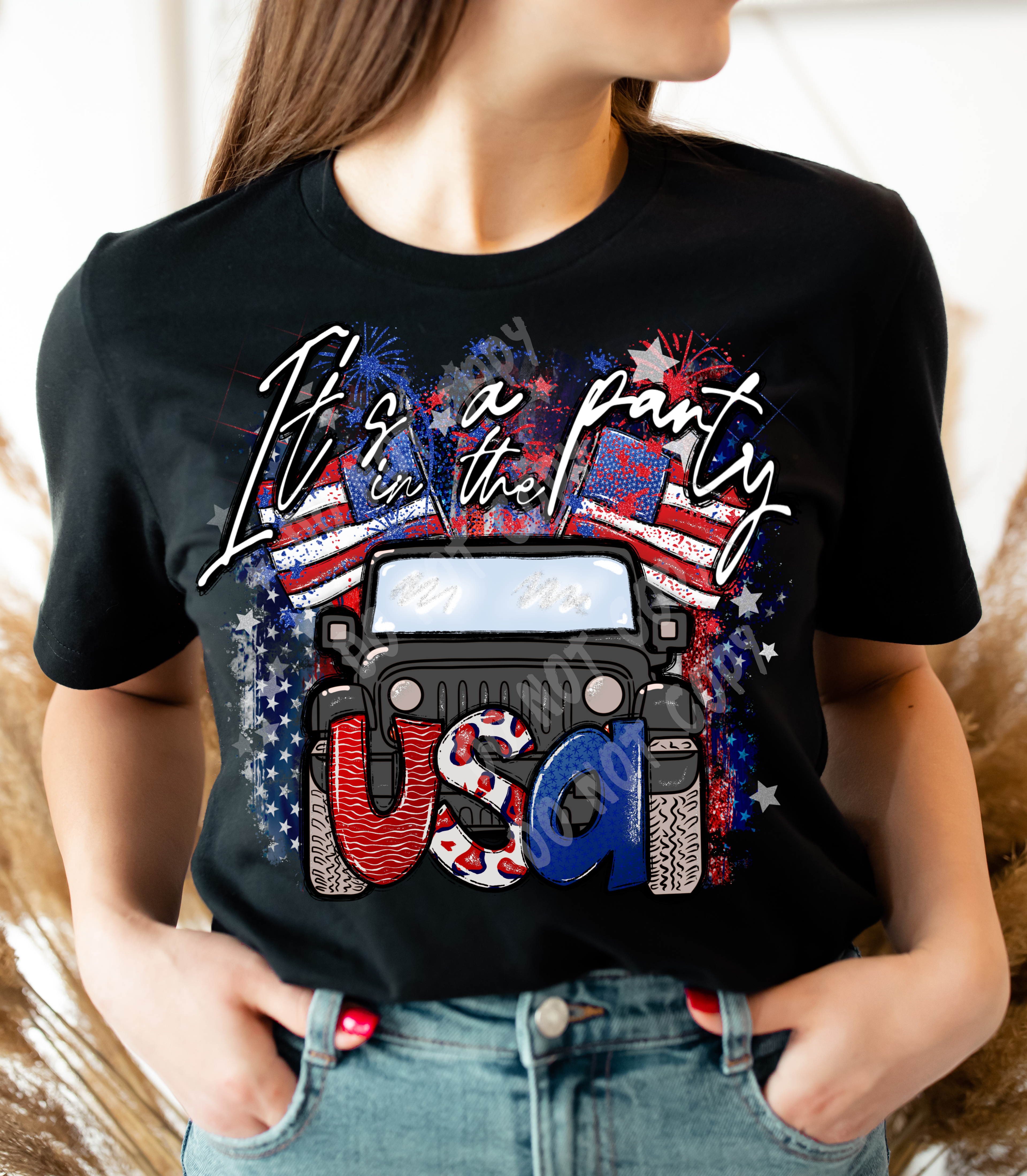PARTY USA TRUCK TEE Hoodie, Sweatshirt | PureTeeCo.com (Image 1)
