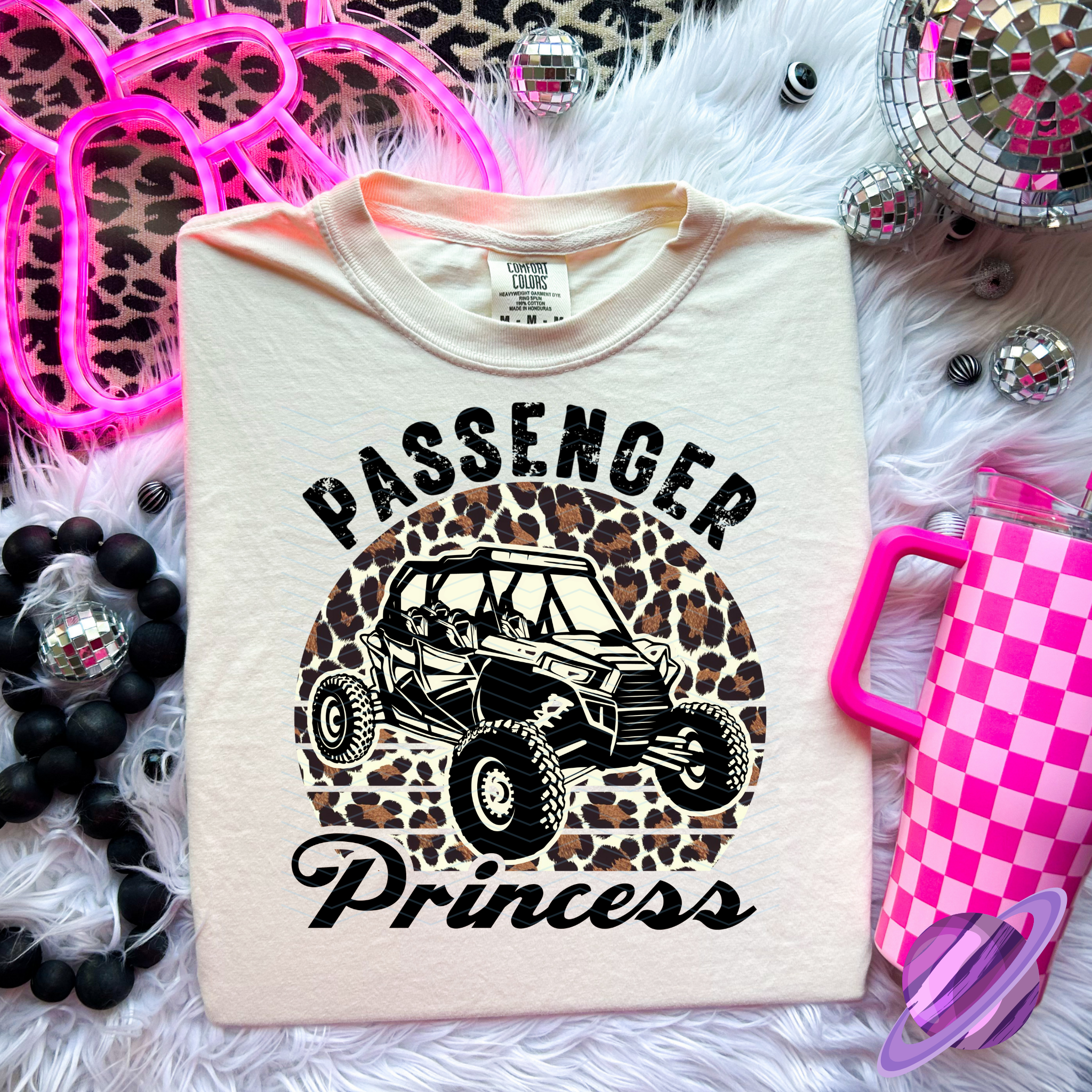 PASSENGER PRINCESS CHEETAH TEE Hoodie, Sweatshirt | PureTeeCo.com (Image 1)