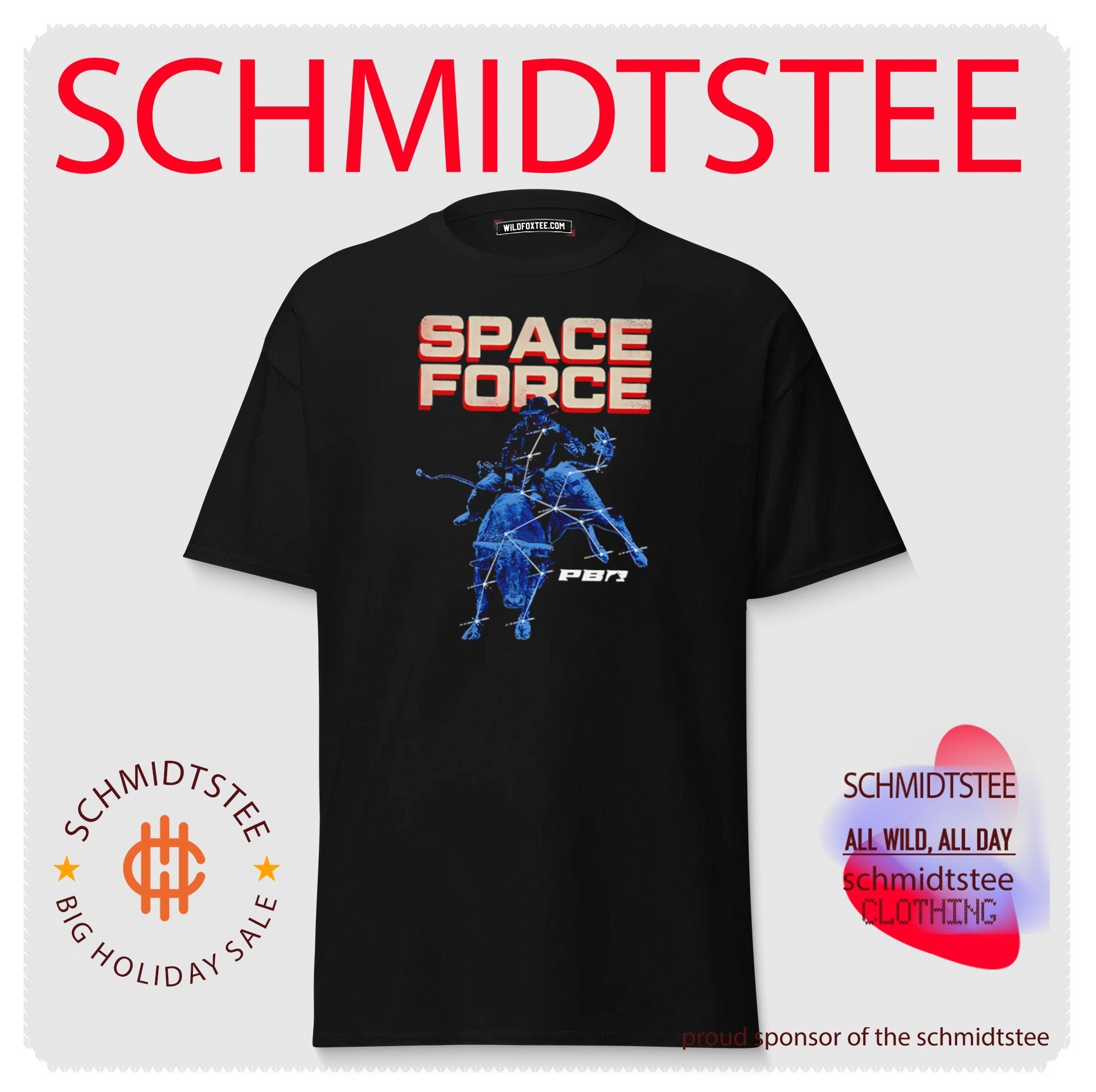 PBR Space Force Online Exclusive graphic shirt