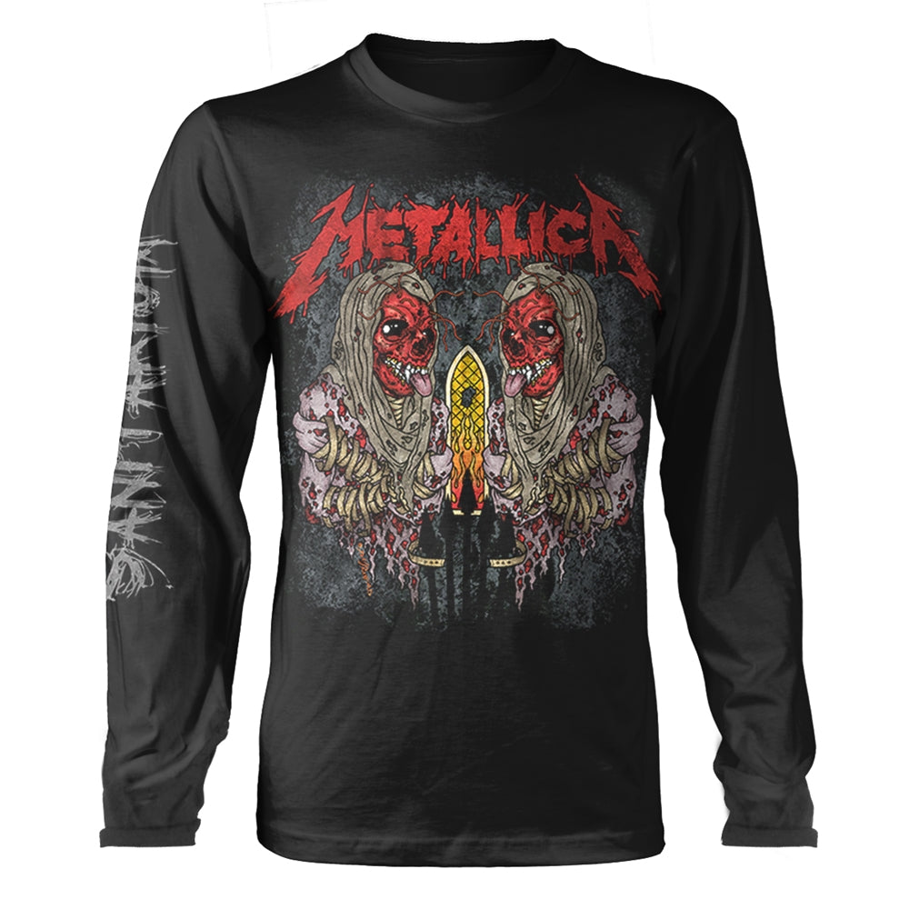 Metallica | Official Band Long Sleeved T-shirt | Sanitarium Hoodie, Sweatshirt | PureTeeCo.com (Image 1)
