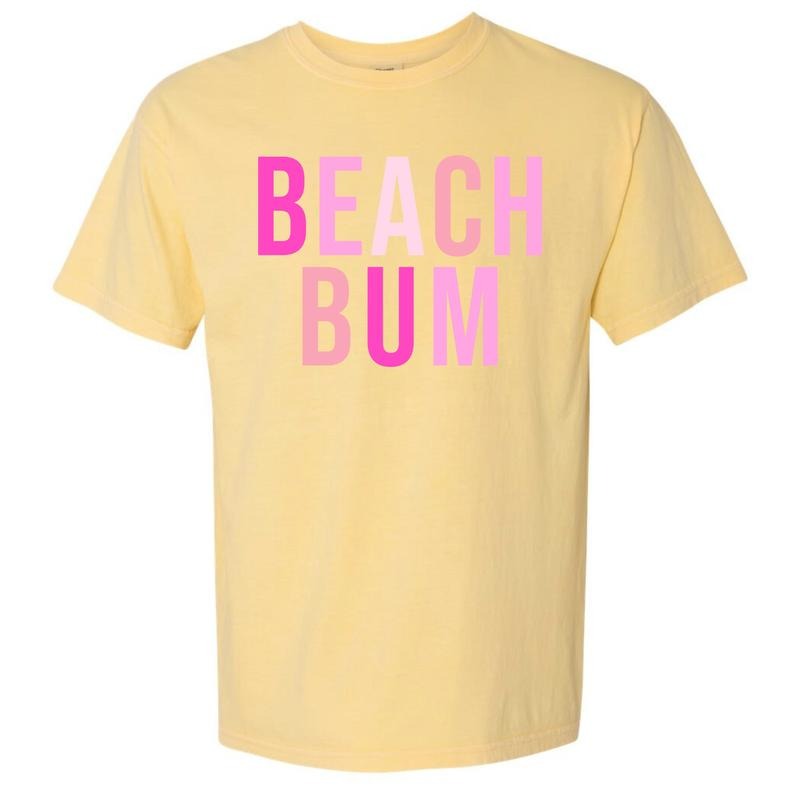 PINK Beach Bum Comfort Colors T-Shirt 'NLB' Hoodie, Sweatshirt | PureTeeCo.com
