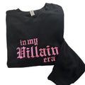 PINK In My Villain Era TM Embroidered Crewneck Sweatshirt Unisex Womenswear T-Shirts, Hoodie | PureTeeCo.com
