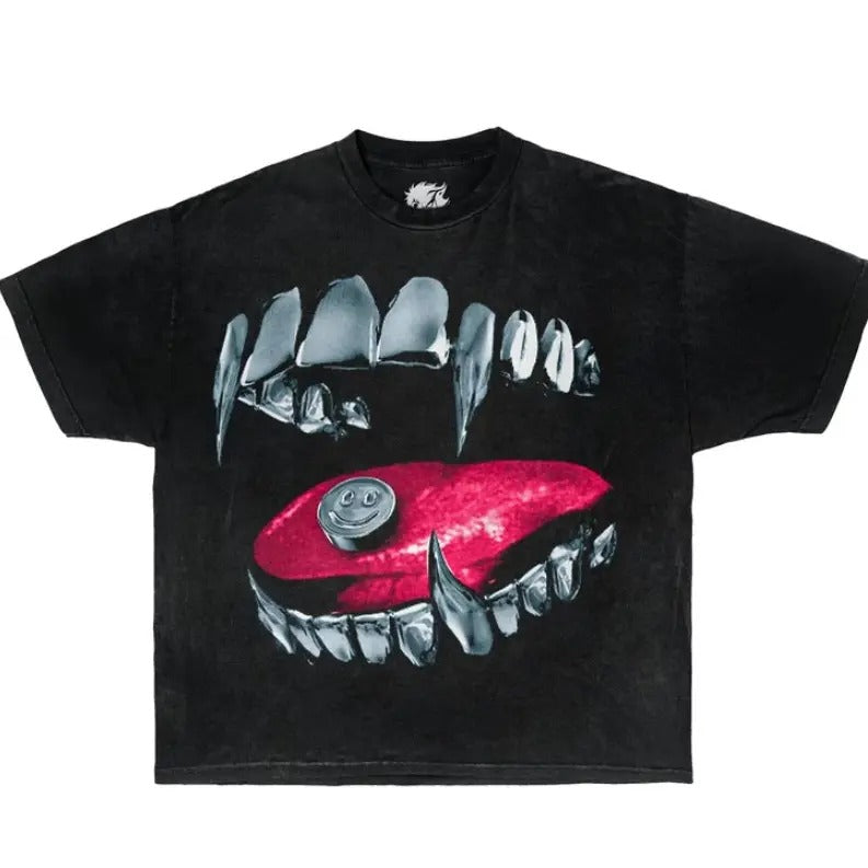 PLATINUM FANG TEE Garment-Dyed T Shirt Hoodie, Sweatshirt | PureTeeCo.com