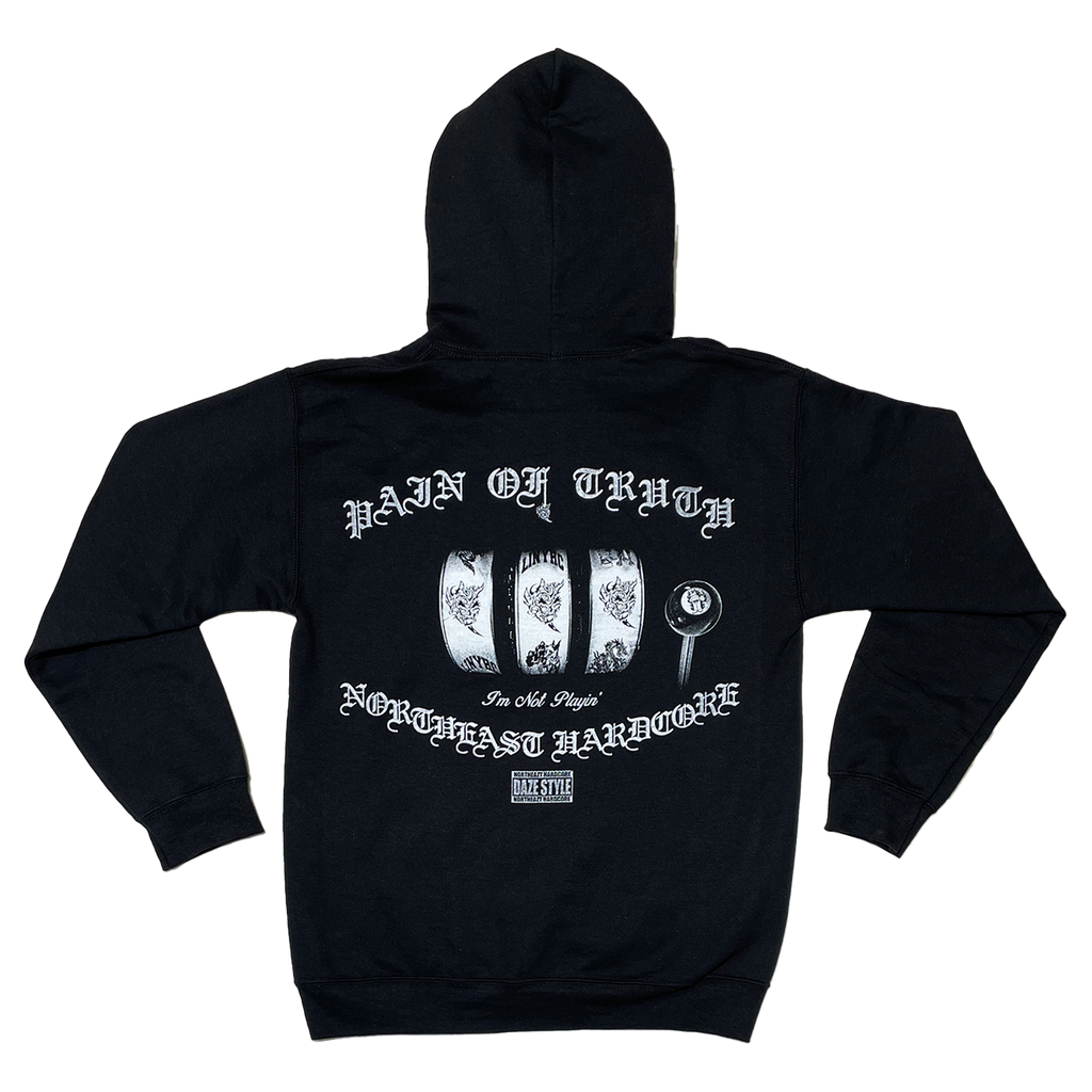 Pain of Truth -  LINYHC Black Hoodie T-Shirts, Sweatshirt | PureTeeCo.com (Image 3)