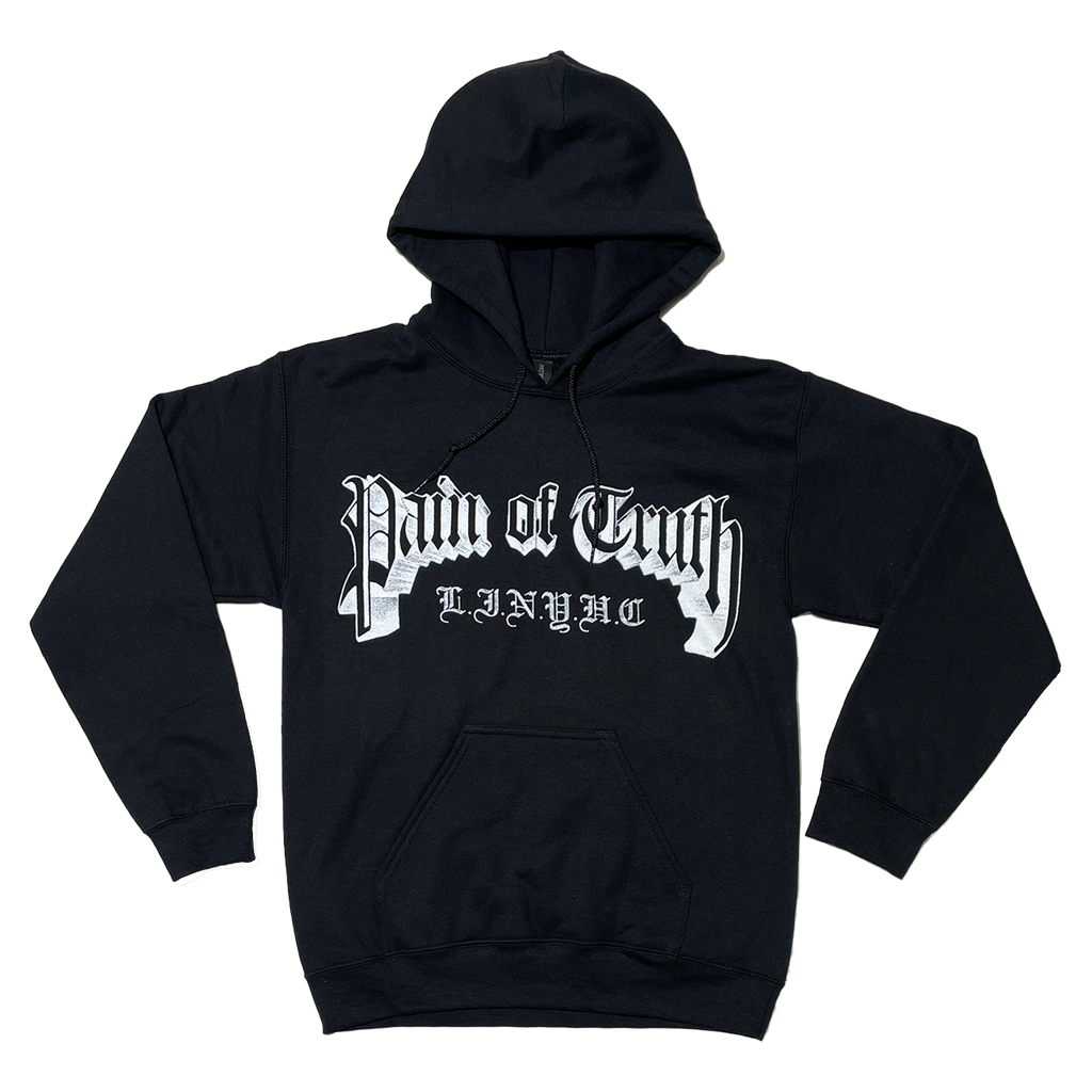 Pain of Truth -  LINYHC Black Hoodie T-Shirts, Sweatshirt | PureTeeCo.com (Image 2)