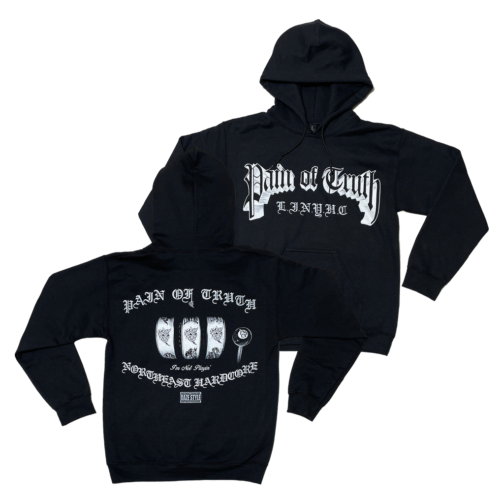 Pain of Truth -  LINYHC Black Hoodie T-Shirts, Sweatshirt | PureTeeCo.com (Image 1)