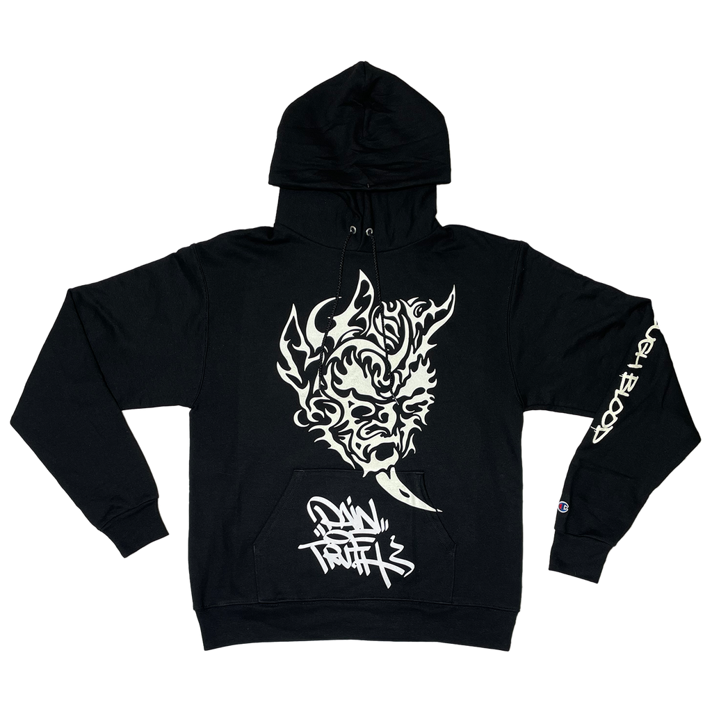 Pain of Truth - Graffiti Black Hoodie T-Shirts, Sweatshirt | PureTeeCo.com (Image 2)