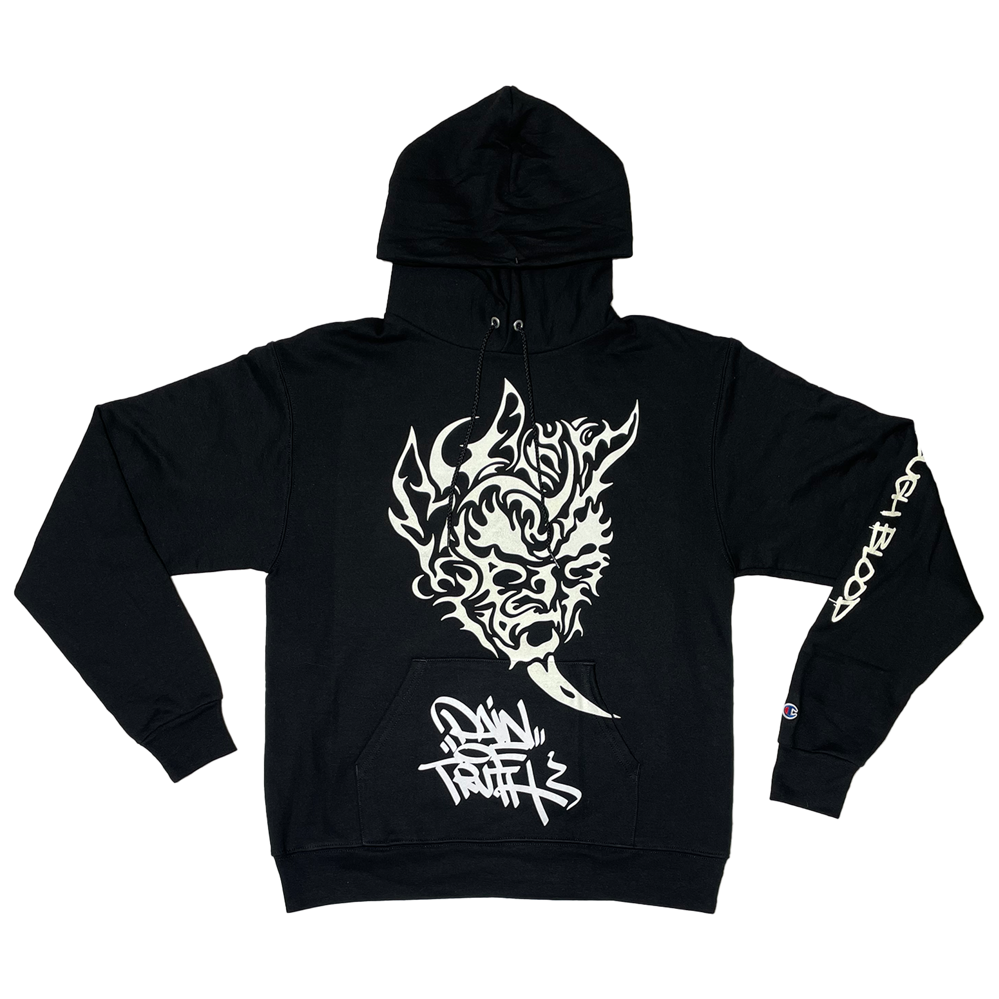 Pain of Truth - Graffiti Black Hoodie T-Shirts, Sweatshirt | PureTeeCo.com (Image 2)