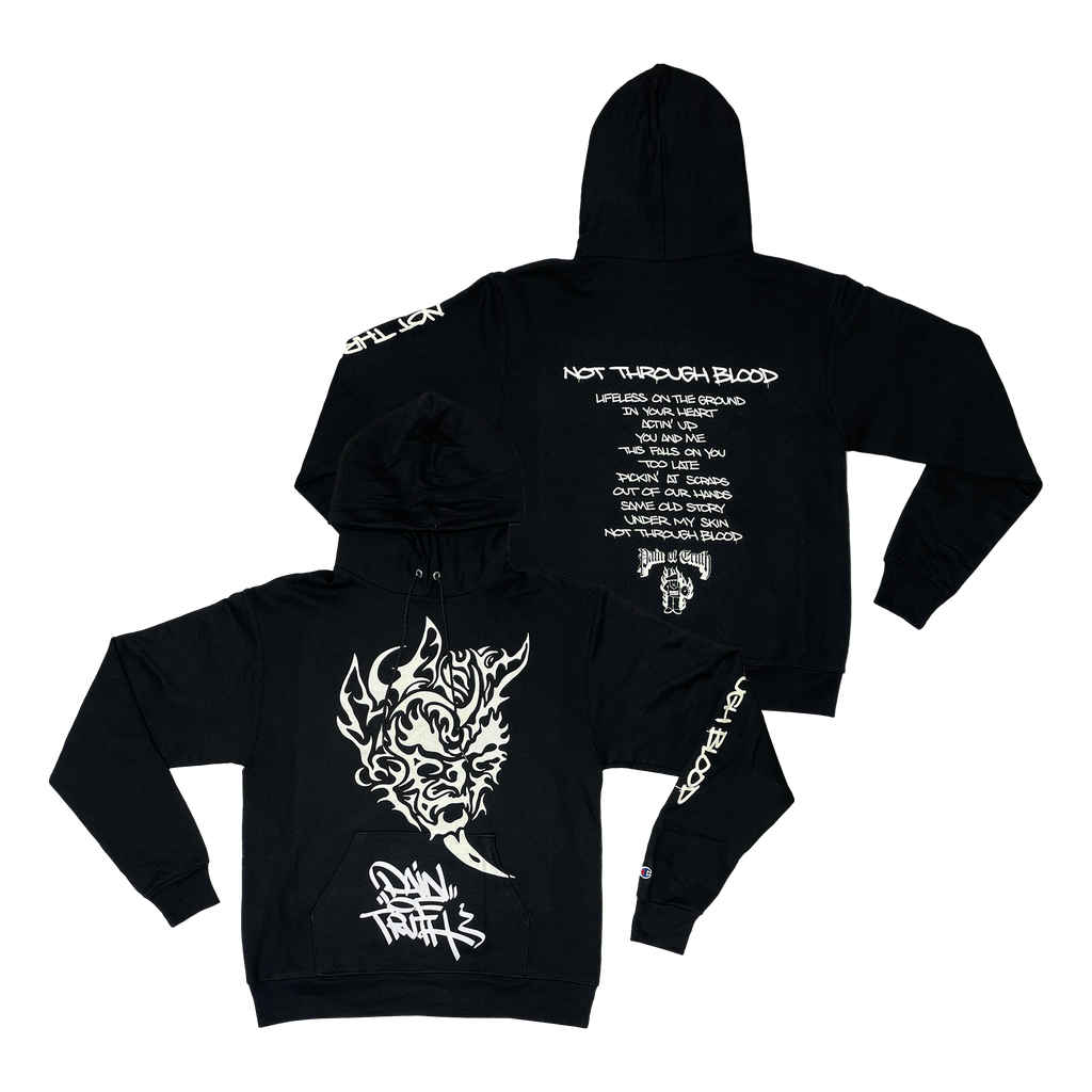 Pain of Truth - Graffiti Black Hoodie T-Shirts, Sweatshirt | PureTeeCo.com (Image 1)