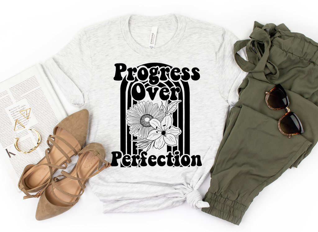 PROGRESS TEE Hoodie, Sweatshirt | PureTeeCo.com (Image 1)