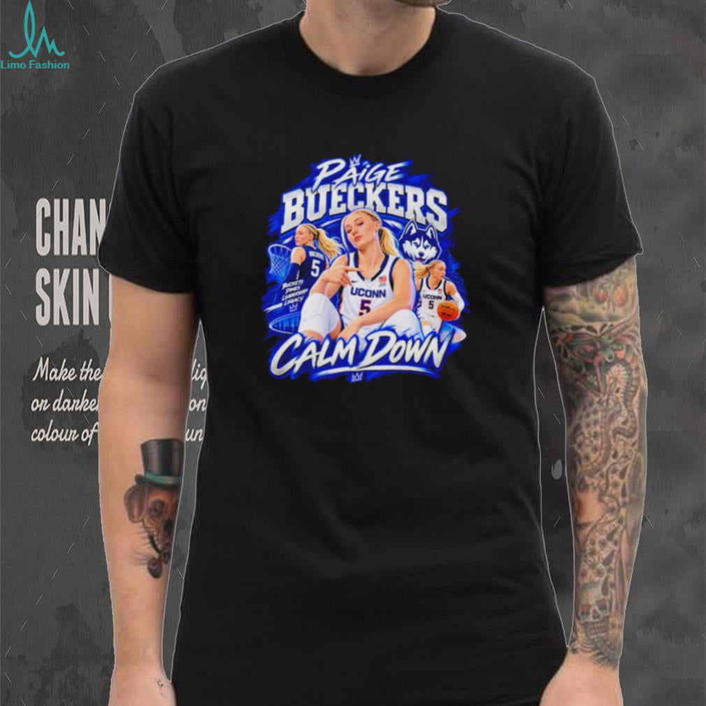 Paige Bueckers Dallas Wings Calm Down shirt