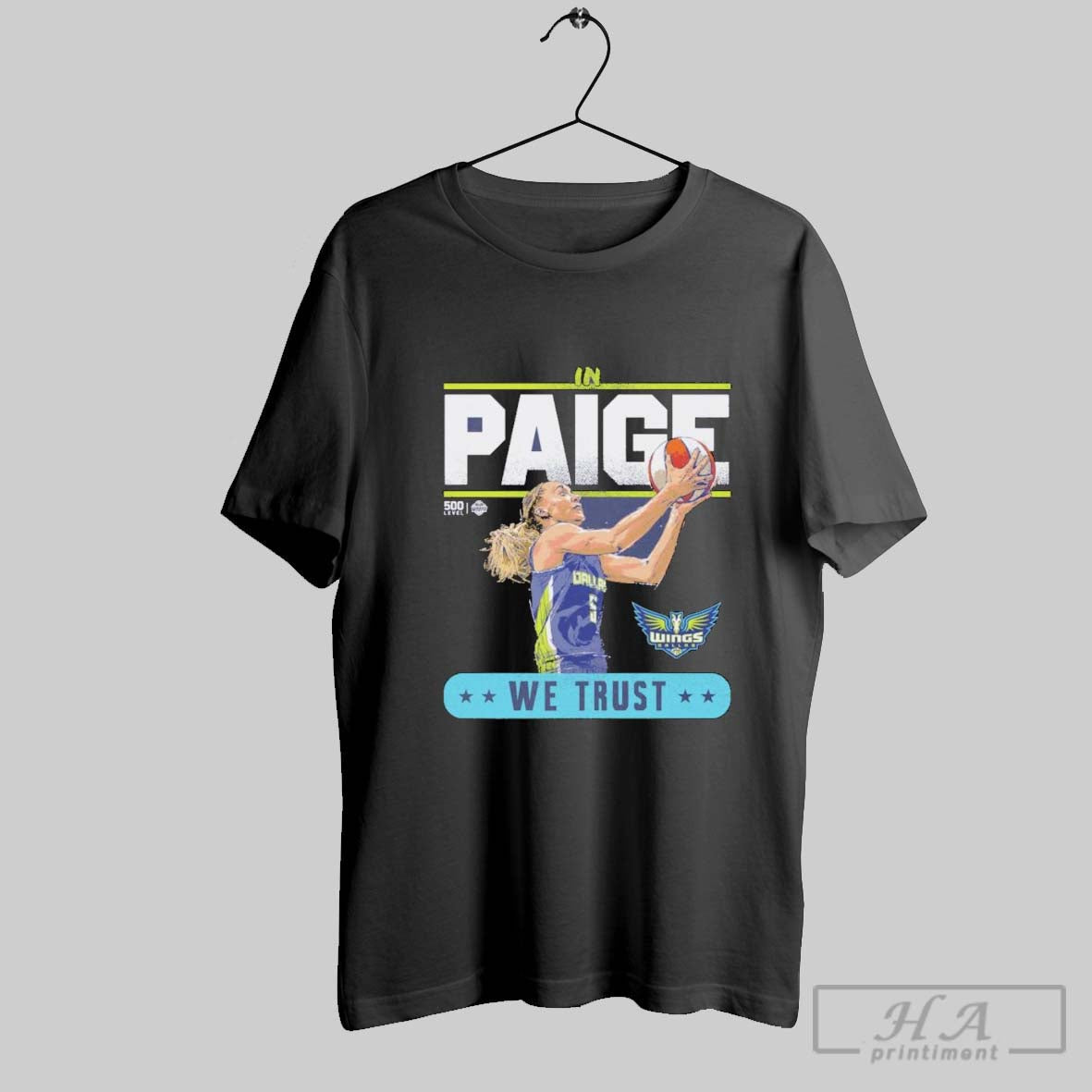 Paige Bueckers Dallas Wings We Trust Unisex T Shirt Hoodie, Sweatshirt | PureTeeCo.com