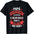 Papa Shirt, Men gifts Casual shortsleeve tops Funny Fathers Day Shirt Spanish Dad