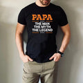 Papa The Man The Myth The Legend T-shirt Awesome Dad Gift Shirt Father's Day T-shirt Best Dad Funny Birthday Gift For Dad...