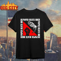 Paper Beats Rock Red And White Shirt