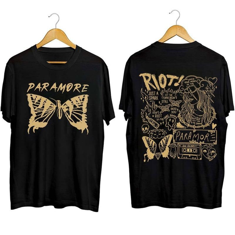 Paramore Album Lyrics T Shirt Paramore Tour 2024 Tshirt All Size Colors Hoodie, Sweatshirt | PureTeeCo.com