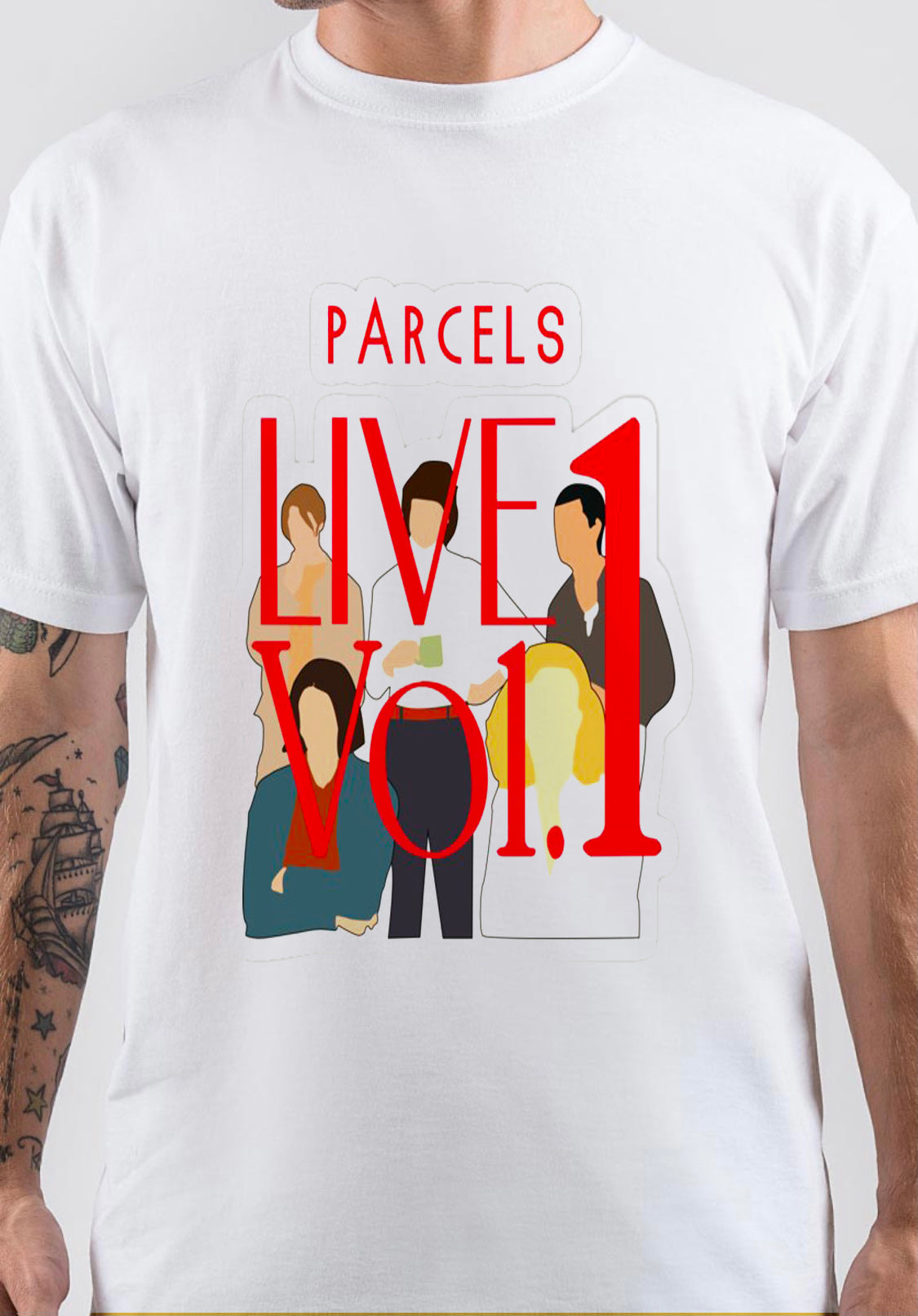 Parcels Band T-Shirt Style002 Hoodie, Sweatshirt | PureTeeCo.com