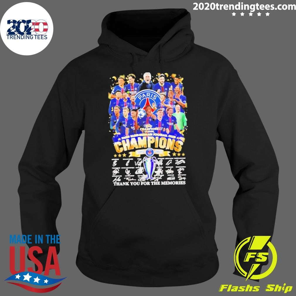 Paris Saint-germain 2025-2026 Champions League Final Thank You For The Memories Signatures Shirt