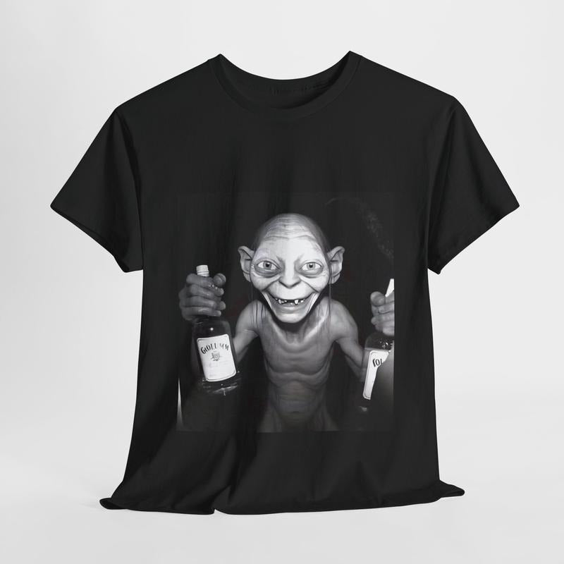 Party Hard Gollum Graphic T-Shirt - Humorous Middle-earth Print Sweatshirt, Hoodie, Comfort Colors | PureTeeCo.com
