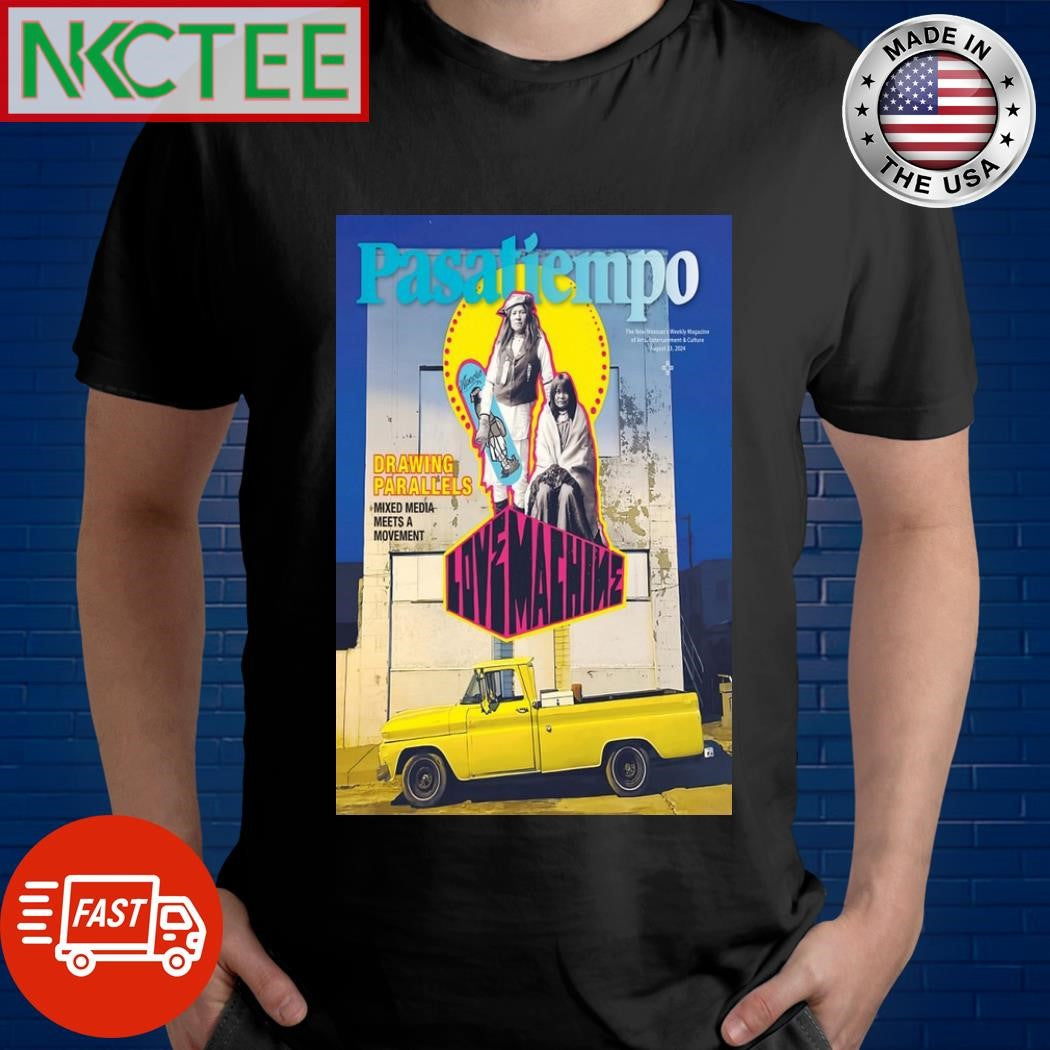 PasaTiempo Drawing Parallels Aug 23 2024 Tour Meet A Movement Poster Shirt