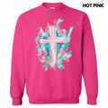 Pastel Brushstroke Cross Sweatshirt 'NLB' T-Shirts, Hoodie | PureTeeCo.com