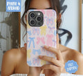 Pastel Coquette Bows Phone Case Mag Safe Compatible Magnetic Tough Cases T-Shirts, Hoodie, Sweatshirt | PureTeeCo.com