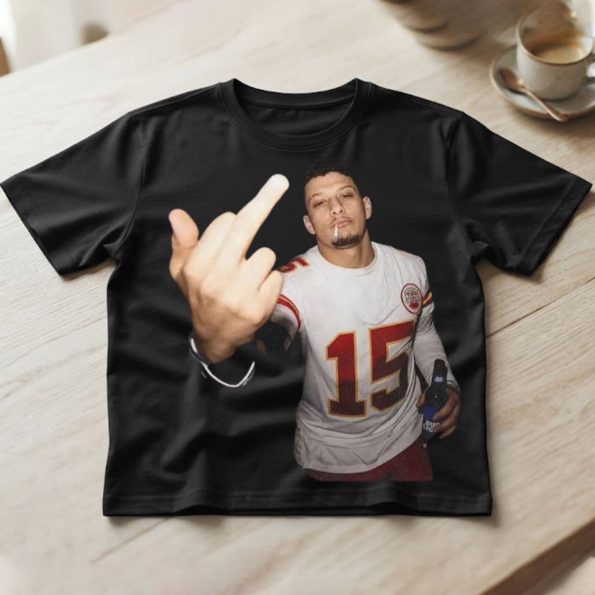 Patrick Mahomes Bud Light Middle Finger Shirt