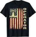 Patriotic Shirts For Men, Patriotic USA Flag Ham Radio Amateur Radio Operator T-Shirt Menswear Top Casual Cotton Basic...