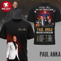 Paul Anka Put Your Head On My Shoulder 2026 Tour Two Sided Shirt
