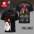 Paul Anka UK 2026 Tour For Fans Two Sided Shirt