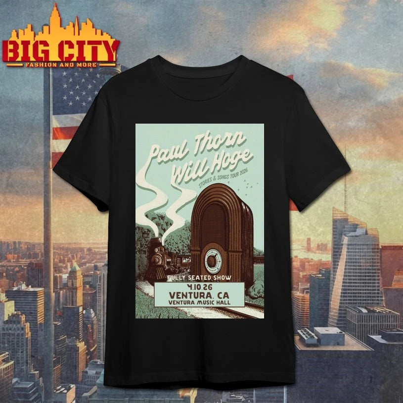 Paul Thorn April 10th 2026 Ventura Tour Poster shirt