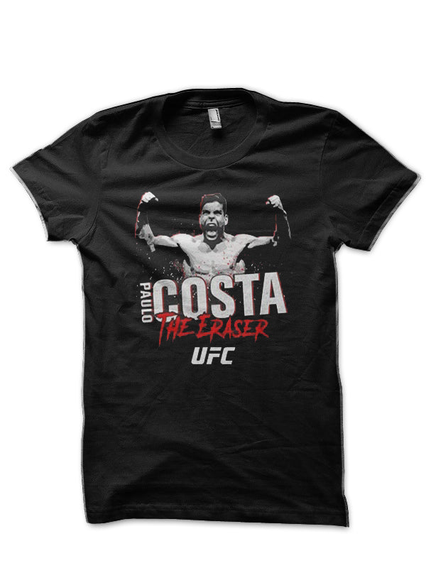 Paulo Costa Black T-Shirt Style001 Hoodie, Sweatshirt | PureTeeCo.com